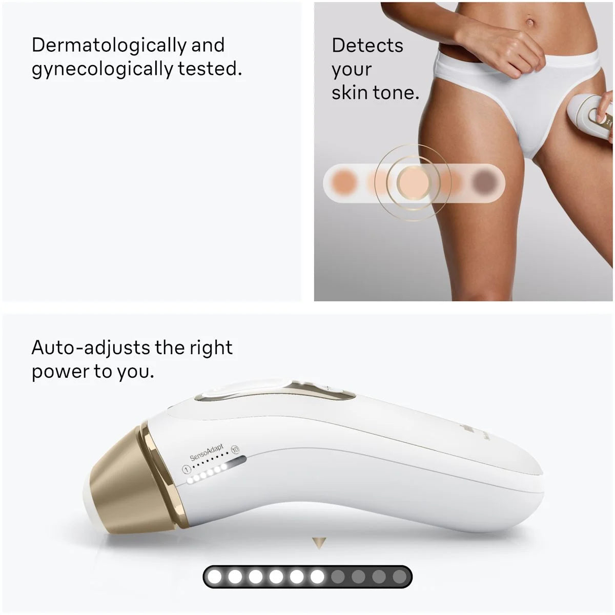 Braun Smart IPL, Silk·Expert Pro 5: At Home Alternative to Laser Hair Removal with 2 Caps and Leather Pouch, IPL5137