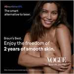 Braun Skin i·expert Smart IPL: At Home Alternative to Laser Hair Removal with 4 Caps and Vanity Case, PL7387