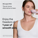 Braun IPL, Silk·Expert Mini, Permanent Laser Hair Reduction At-Home for Women and Men, IPL1111