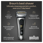 Series 9 PRO+ Electric Shaver with6-in-1 SmartCare Center, ProComfort Head, 9597cc