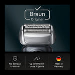 Braun Electric Shaver Head Replacement Part 83m Silver, Compatible with Series 8 Electric Razors for Men