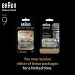 Braun Series 9 Shaver Replacement Head Part 94M, Compatible with All Series 9 Electric Shavers