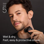 Braun Series 5 Electric Shaver Original Replacement Head, Get Back 100% Shave Performance, 54B