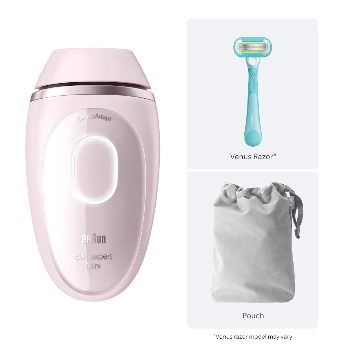 Braun IPL, Silk·Expert Mini, Permanent Laser Hair Reduction At-Home for Women and Men, IPL1111