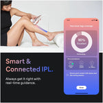 Braun Smart IPL, Skin i·Expert Pro 7: At Home Alternative to Laser Hair Removal with 4 Caps, Facial Hair Trimmer, and Leather Pouch, IPL7219