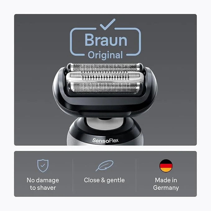 Braun Series 6 Electric Shaver Original Replacement Head, Get Back 100% Shave Performance, 64B