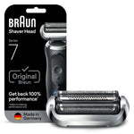 Braun Electric Shaver Head Replacement Part 74s Silver, Compatible with Series 7 Electric Razors for Men