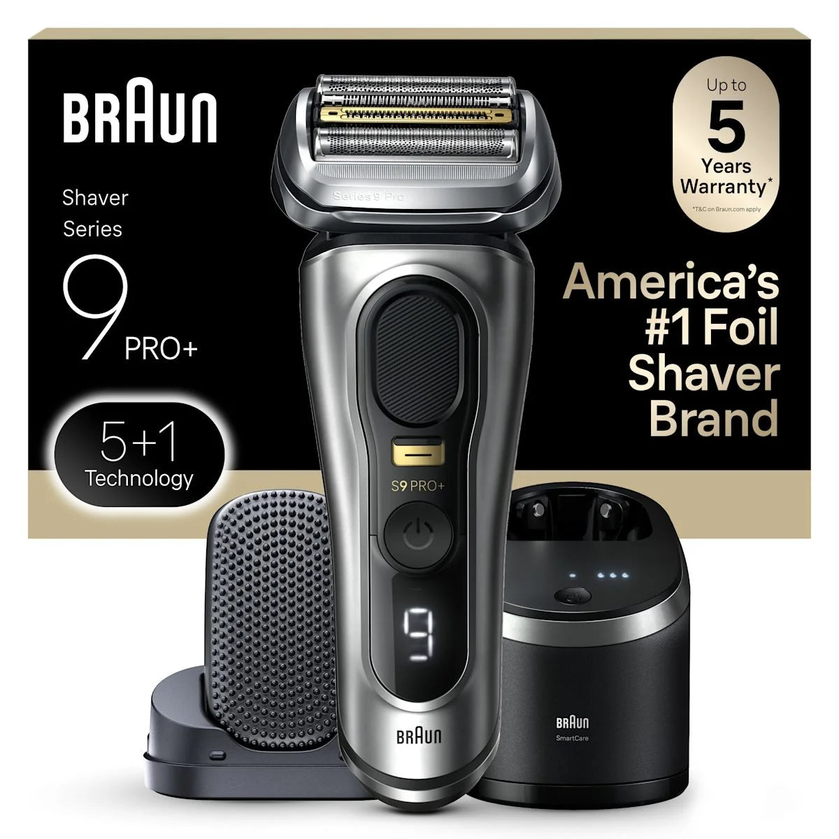 Series 9 PRO+ Electric Shaver with6-in-1 SmartCare Center, ProComfort Head, 9597cc