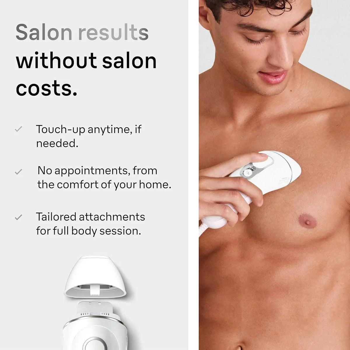 Braun Smart IPL, Silk·Expert Pro 5: At Home Alternative to Laser Hair Removal with Wide Cap and Leather Pouch, IPL5145