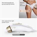 Braun Smart IPL, Silk·Expert Pro 5: At Home Alternative to Laser Hair Removal with 4 Caps, Facial Hair Trimmer, and Vanity Case, IPL5442