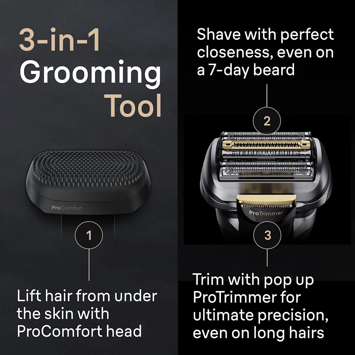 Series 9 PRO+ Electric Shaver with6-in-1 SmartCare Center, ProComfort Head, 9597cc