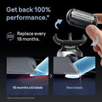 Braun Series 6 Electric Shaver Original Replacement Head, Get Back 100% Shave Performance, 64B